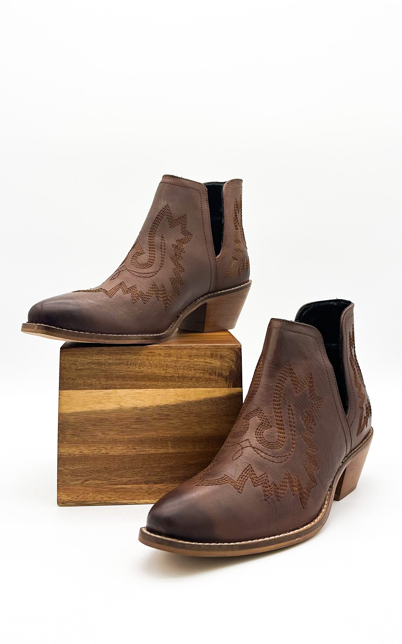 Kickin' Booties in Brown - Glamourous Grace