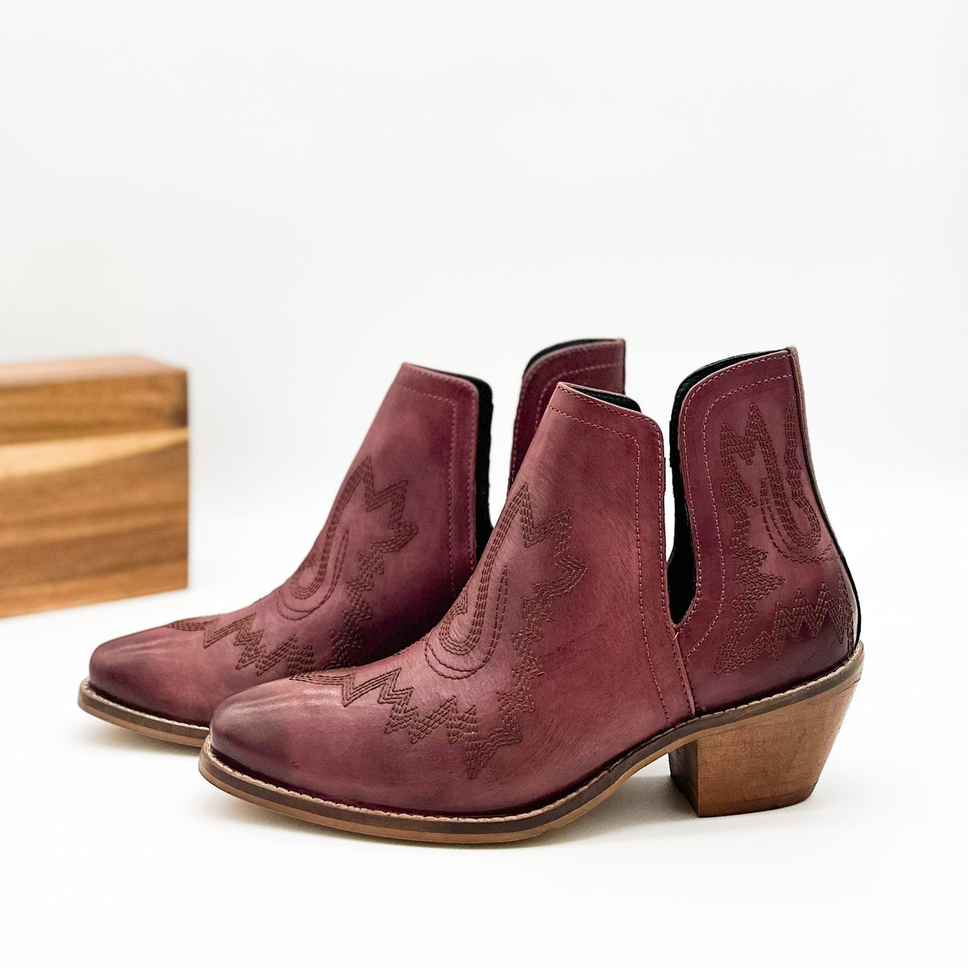 Kickin' Booties in Burgundy - Glamourous Grace