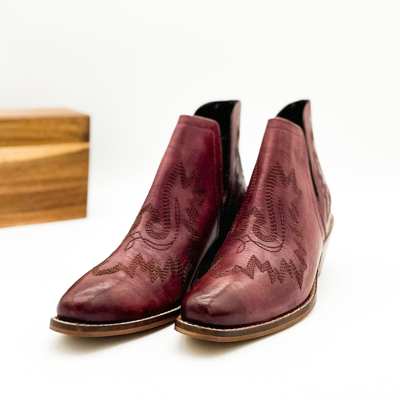 Kickin' Booties in Burgundy - Glamourous Grace