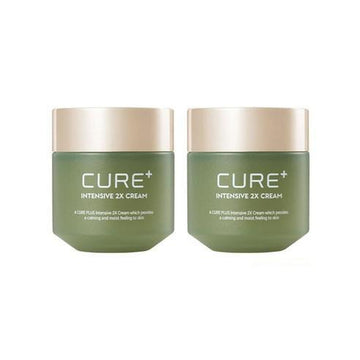 [KIM JEONG MOON Aloe] Cure Plus intensive 2X Cream 50g X 2ea - Glamourous Grace