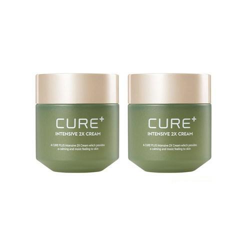 [KIM JEONG MOON Aloe] Cure Plus intensive 2X Cream 50g X 2ea - Glamourous Grace