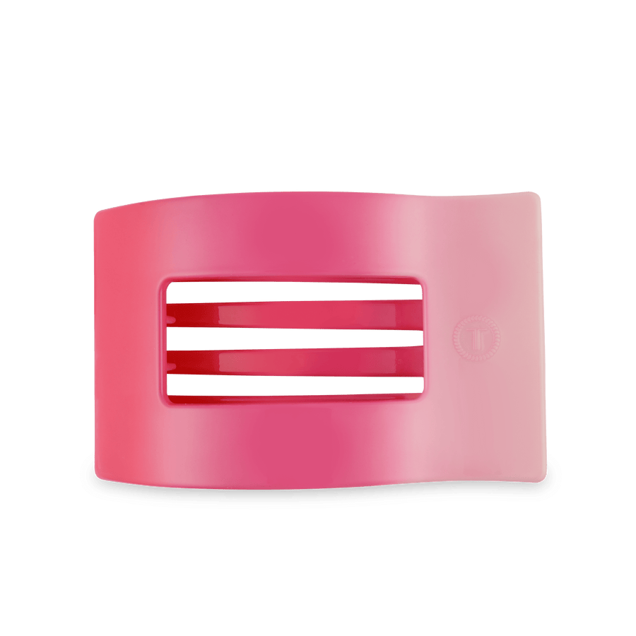 Kiss & Tell Large  Flat Rectangle Hair Clip - Glamourous Grace