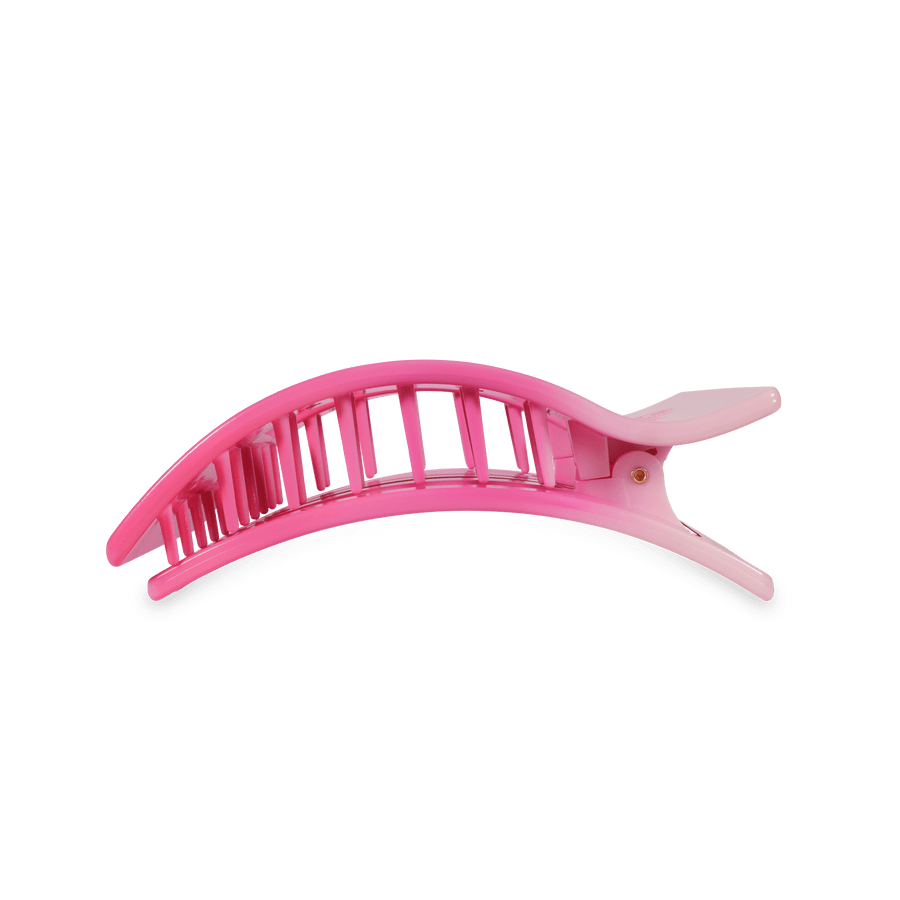 Kiss & Tell Large  Flat Rectangle Hair Clip - Glamourous Grace