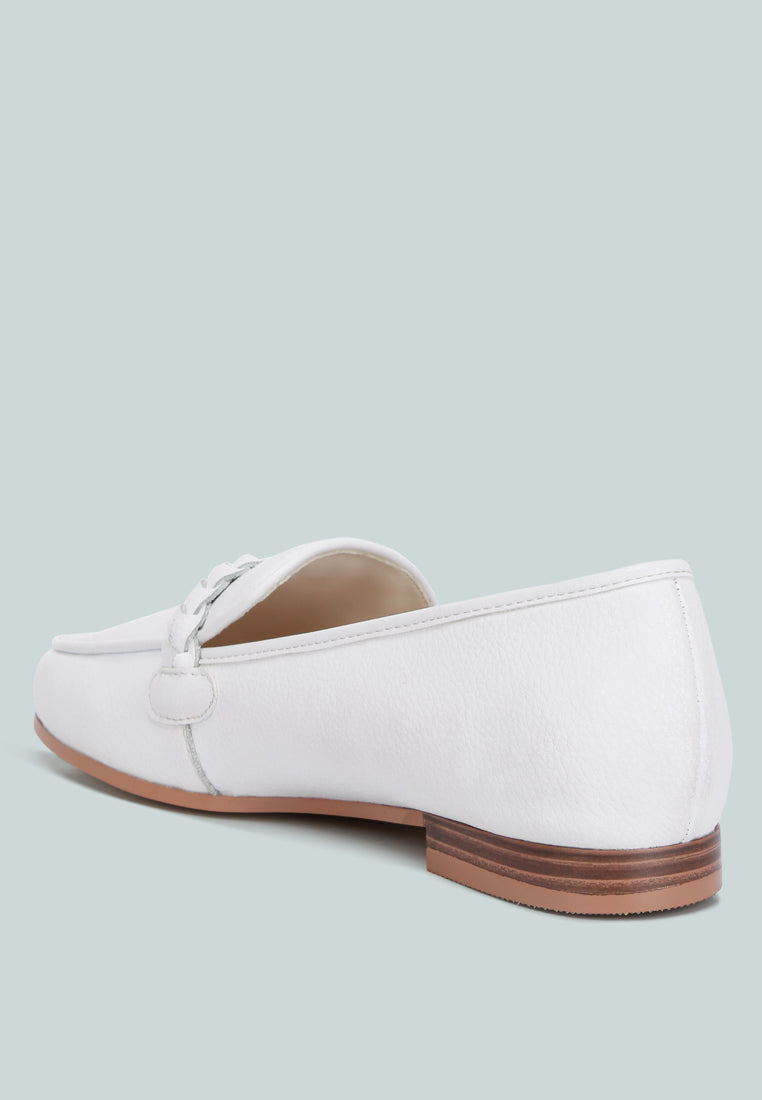 Kita Braided Strap Detail Loafers - Glamourous Grace