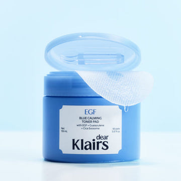KLAIRS EGF Blue Calming Toner Pad 150ml/60ea - Glamourous Grace
