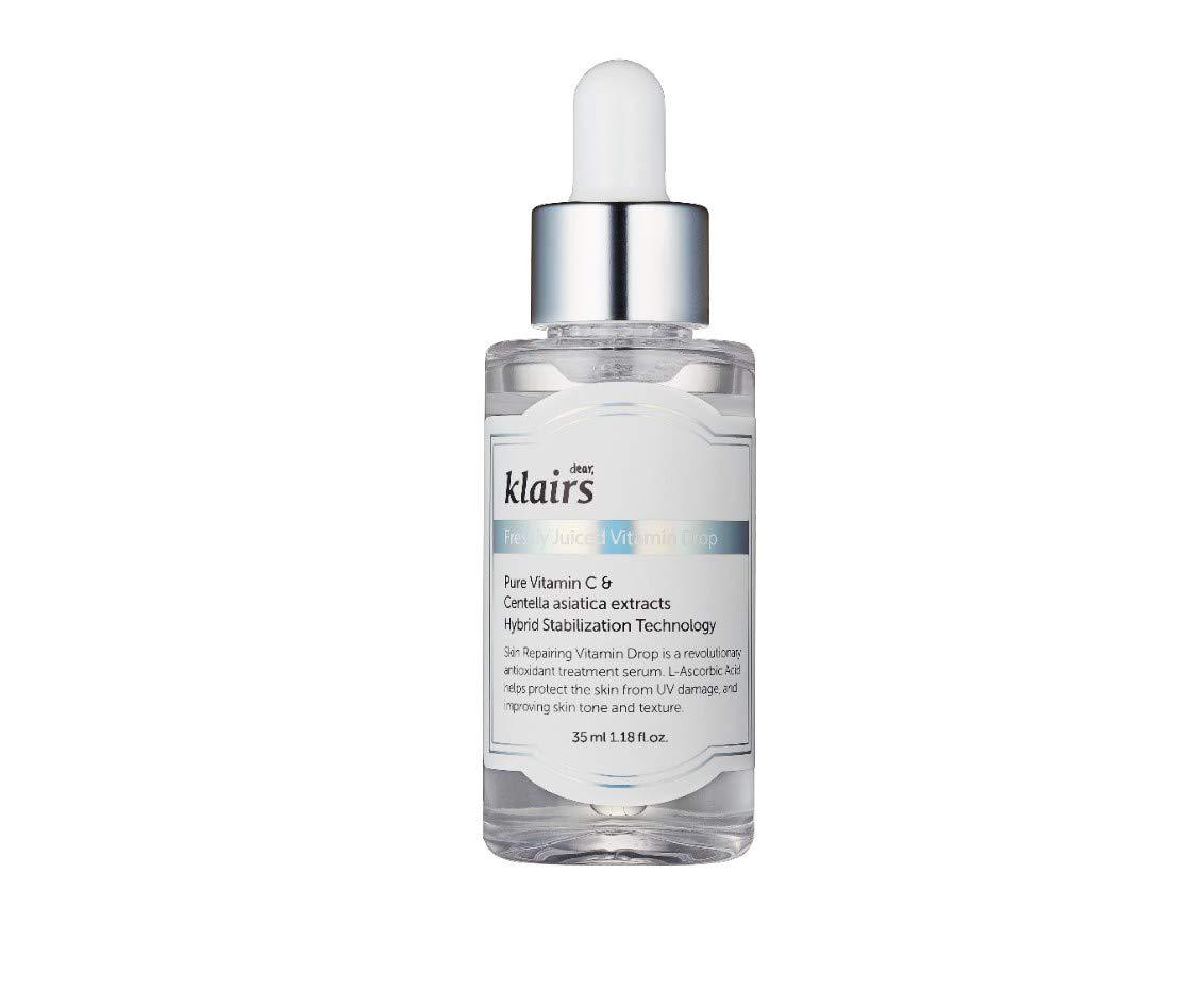 KLAIRS Freshly Juiced Vitamin Drop, 5% Hypoallergenic pure vitamin C serum, 35ml, 1.18oz | a potent skin rejuvenator - Glamourous Grace