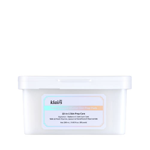 KLAIRS Freshly Juiced Vitamin Skin Prep Pads 290ml/80ea - Glamourous Grace