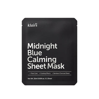 KLAIRS Midnight Blue Calming Sheet Mask 25ml X 10ea
