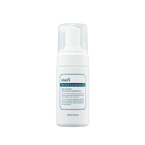 KLAIRS Rich Moist Foaming Cleanser 100ml - Glamourous Grace