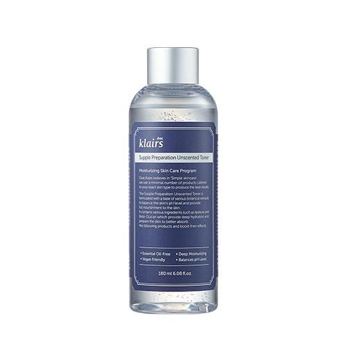 KLAIRS Supple Preparation Unscented Toner 180ml - Glamourous Grace