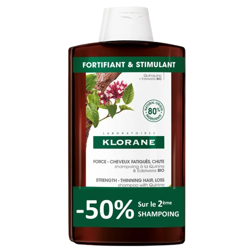 Klorane Quinine & Edelweiss Fortifying Shampoo Duo
