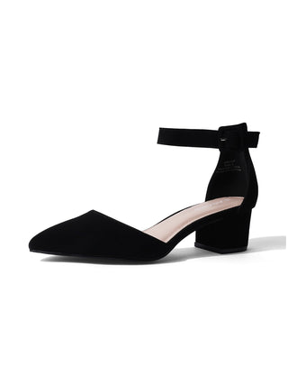 Krista | Black Nubuck - Glamourous Grace