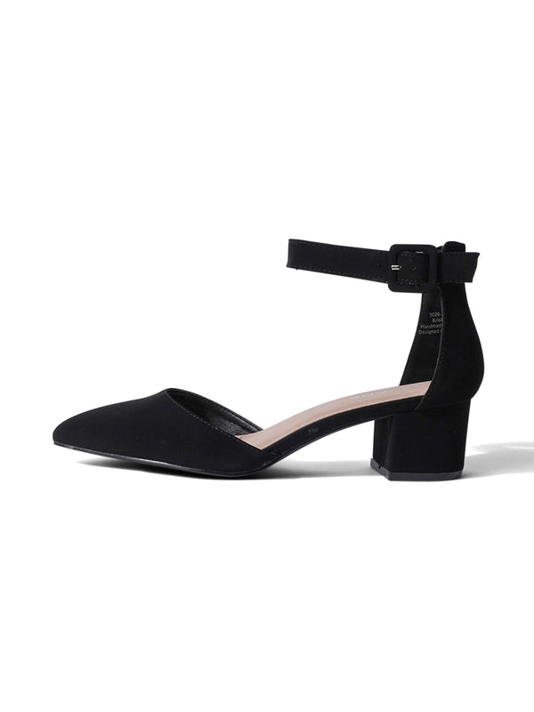 Krista | Black Nubuck - Glamourous Grace