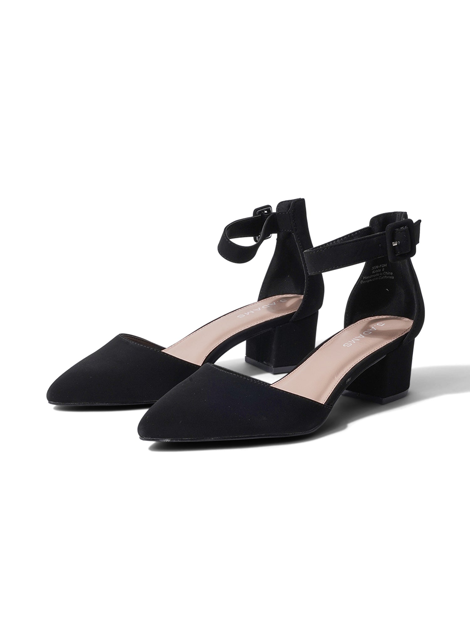 Krista | Black Nubuck - Glamourous Grace