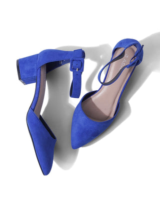 Krista | Blue Suede - Glamourous Grace