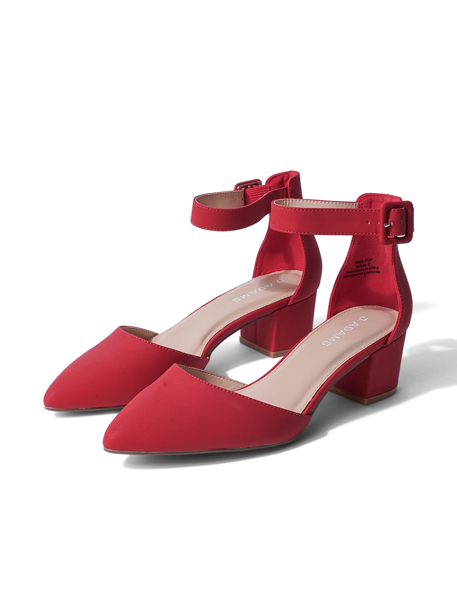 Krista | Red Nubuck - Glamourous Grace