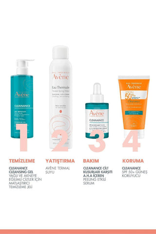 Avene Cleanance Cleansing Gel for Oily & Acne-Prone Skin - Soothing, Matte Finish, Natural Ingredients - Glamourous Grace