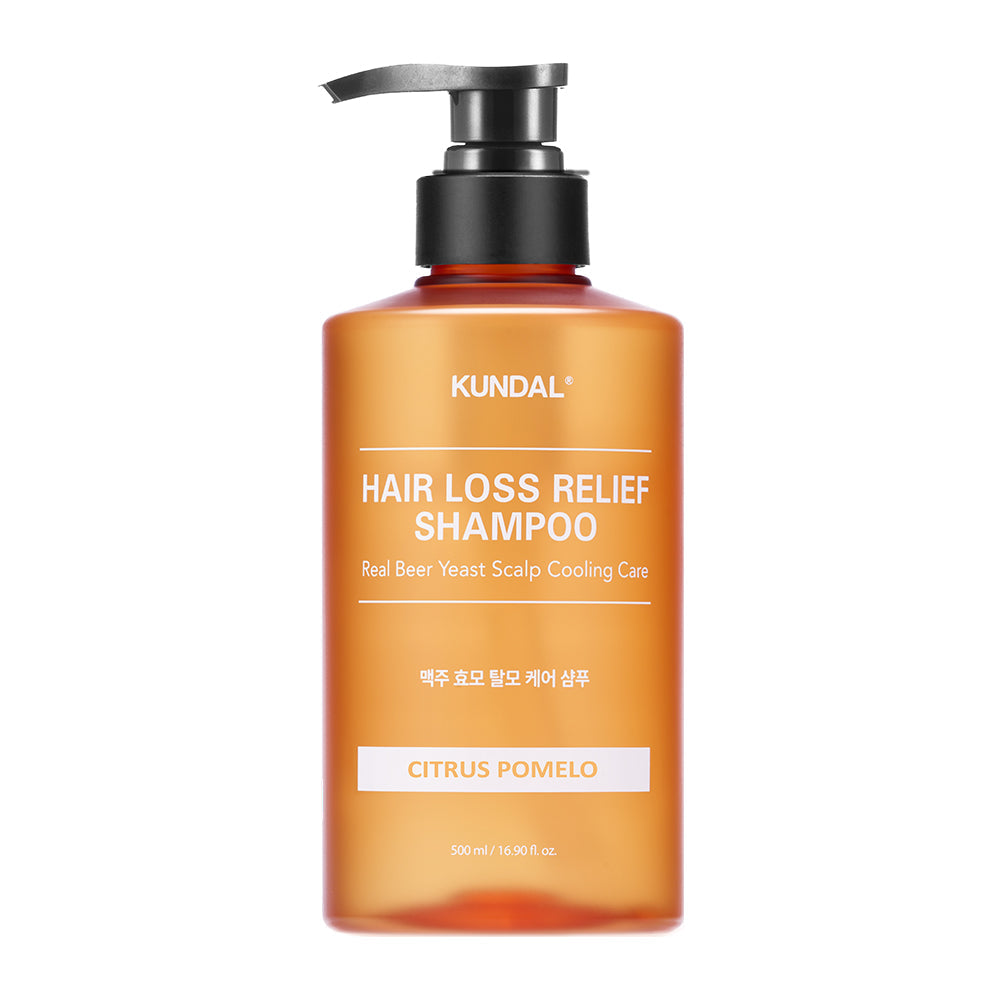 KUNDAL HAIR LOSS RELIEF SHAMPOO Real Beer Yeast Scalp Cooling Care 500ml - Glamourous Grace