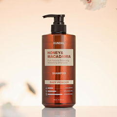 KUNDAL HONEY & MACADAMIA Natural Shampoo (Baby Powder) 500ml