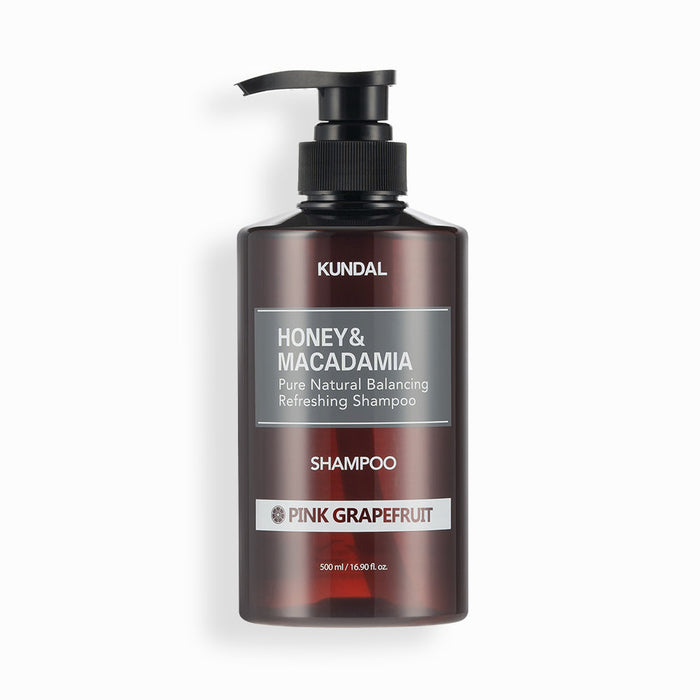 KUNDAL HONEY&MACADAMIA Pure Natural Balancing Refreshing Shampoo 500ml #PINK GRAPEFRUIT - Glamourous Grace