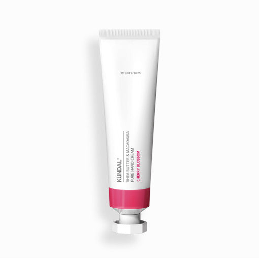 KUNDAL Shea Butter & Macadamia Pure Hand Cream 50ml #CHERRY BLOSSOM - Glamourous Grace