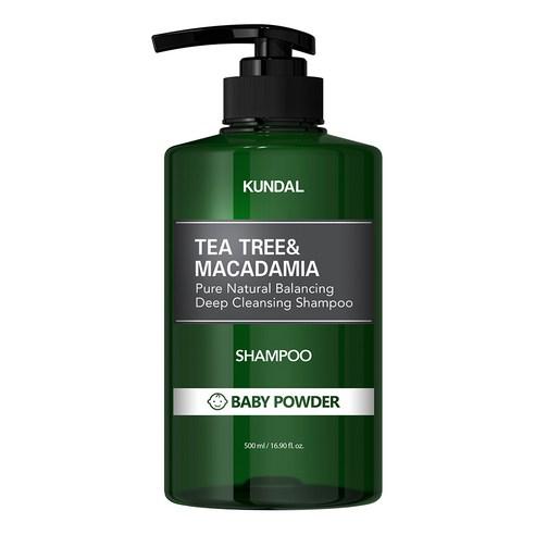 KUNDAL Tea Tree & Macadamia Deep Cleansing Shampoo Baby Powder 500ml - Glamourous Grace