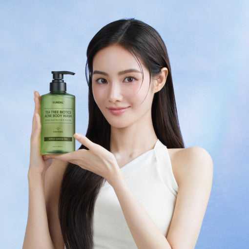 KUNDAL Tee Tree Bioticts Acne Body Wash 500ml #Apple Green Tea - Glamourous Grace