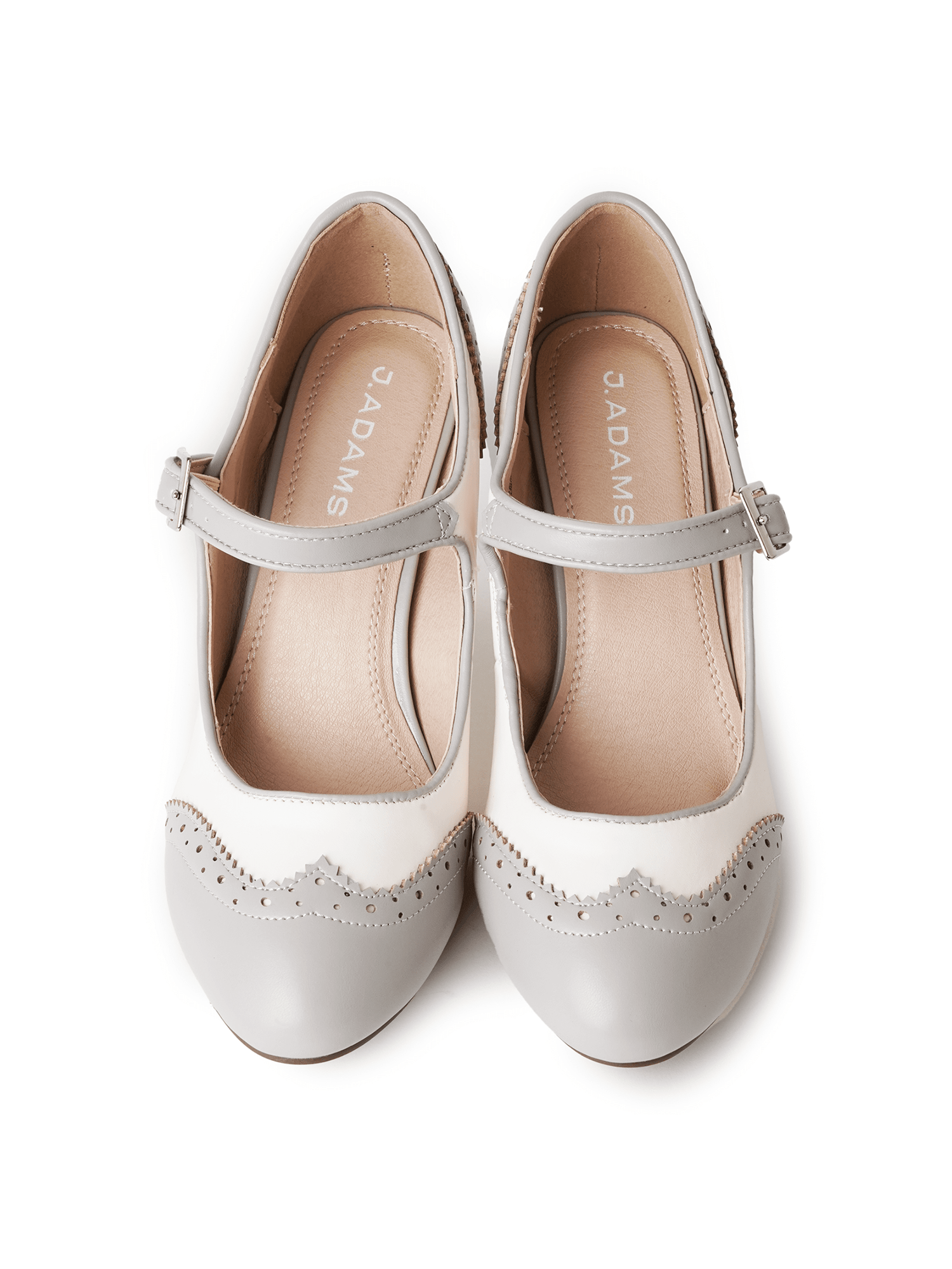 Kym | Light Grey on Cream - Glamourous Grace