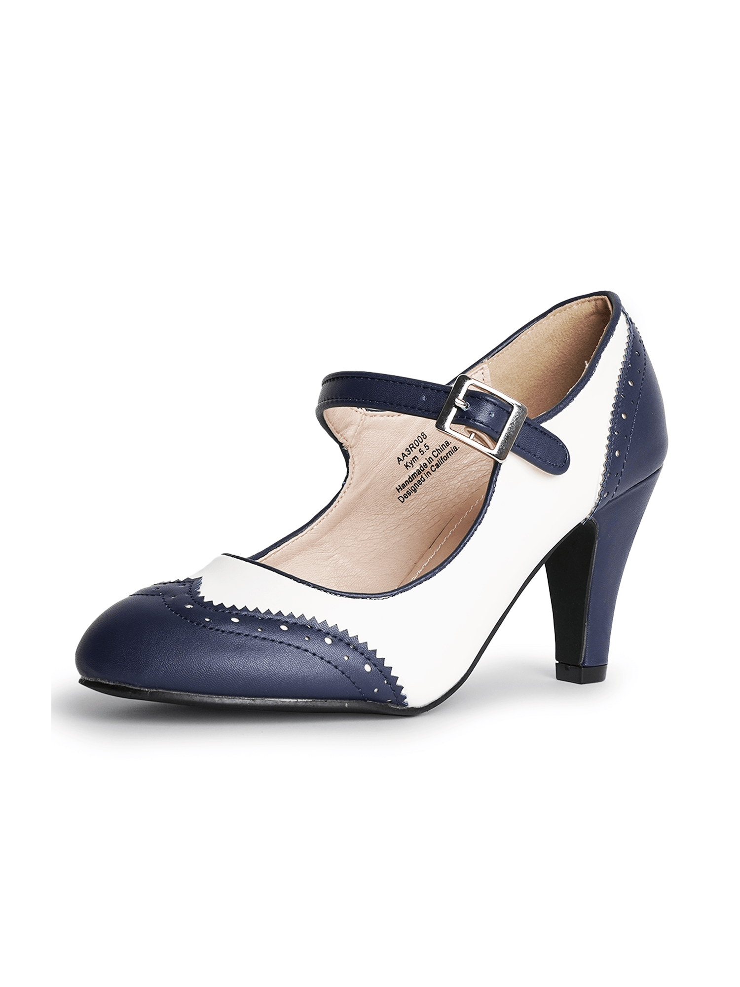 Kym | Navy on Cream - Glamourous Grace