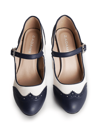 Kym | Navy on Cream - Glamourous Grace