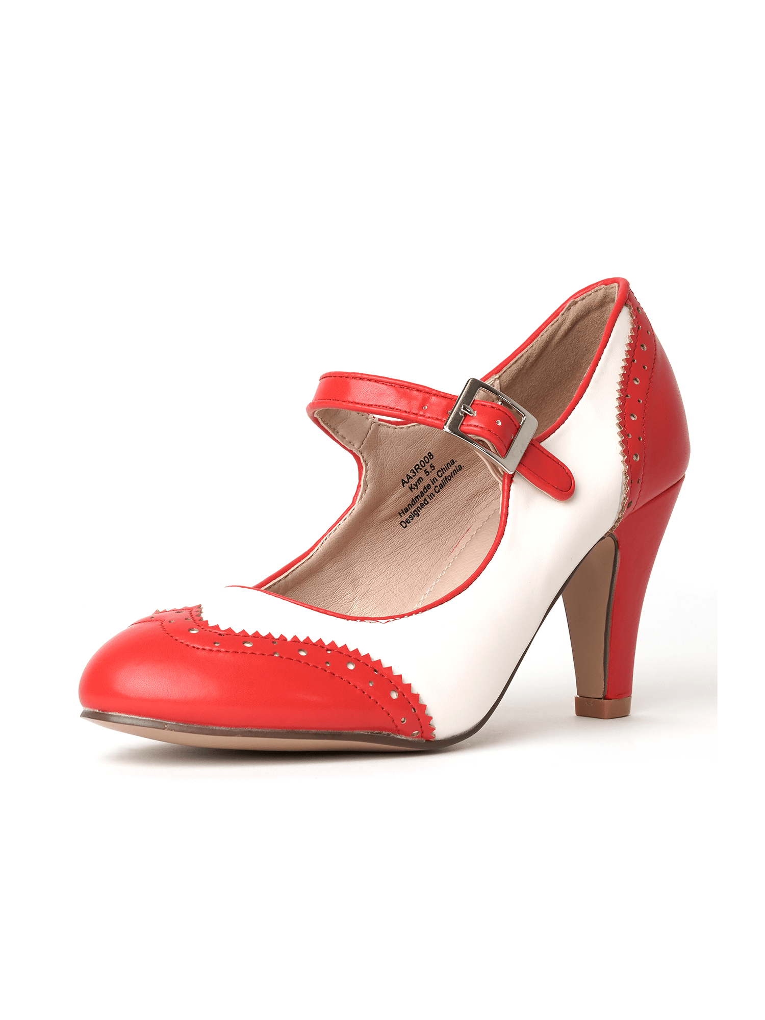Kym | Red on Cream - Glamourous Grace