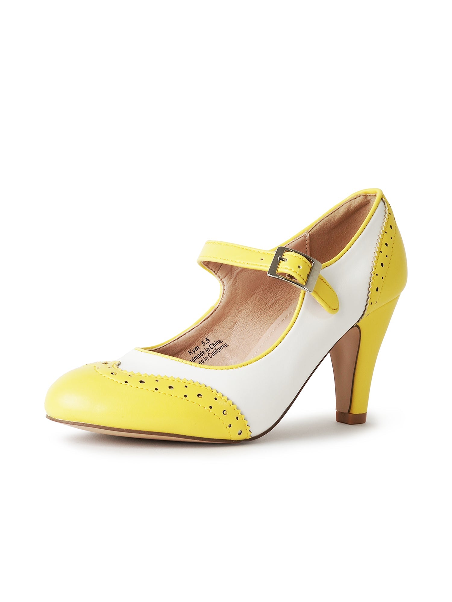 Kym | Yellow on White - Glamourous Grace