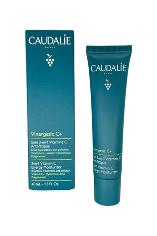 Caudalie Vinergetic C+ 3-in-1 Vitamin C Moisturizer - Anti-Aging, Hydrating Face Cream with Hyaluronic Acid & Antioxidants - Glamourous Grace