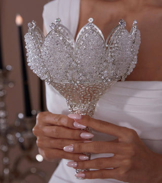 Wedding Bouquet Holder, Quinceañera Bouquet - Glamourous Grace
