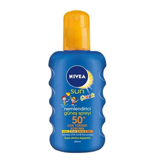 Nivea Sun Kids Moisturizing Sunscreen Spray SPF 50+ 200 ml - Moisturizing Sunscreen Spray for Kids