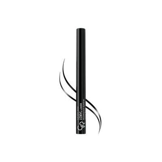Golden Rose Vinyl Liner: Glossy Black Waterproof Eyeliner - Long Lasting, Smudge-Proof, Intense Color for a Dramatic Eye Look - Glamourous Grace