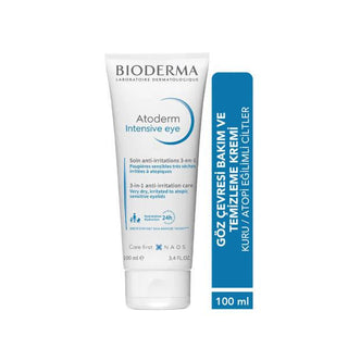 Bioderma Atoderm Intensive Eye Cream & Makeup Remover: Soothe Dry, Sensitive Eyes with Gentle Hydration & Cleansing - Glamourous Grace