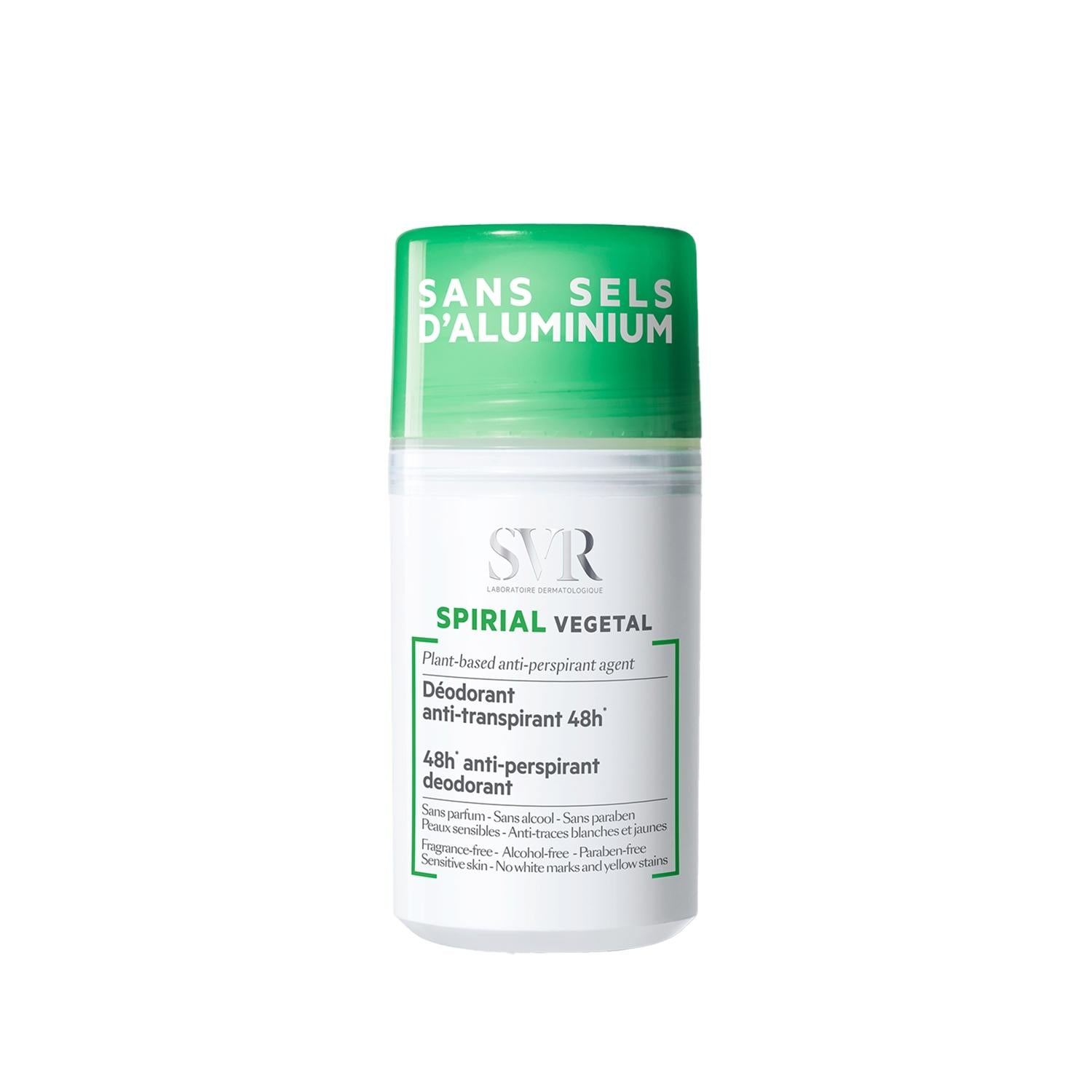 SVR Spirial Deodorant Anti Perspirant Vegetal Roll-on 50ml - Glamourous Grace