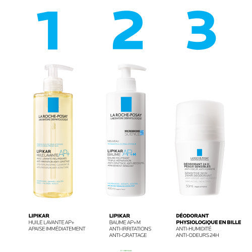 La Roche-Posay 24H Deodorant Roll-On Set of 2