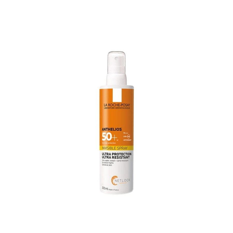 La Roche-Posay Anthelios Sunscreen Spray - Sensitive Skin Face & Body Mist, Broad Spectrum Protection, Sun Allergy Defense, Dermatologist Tested - 200ml