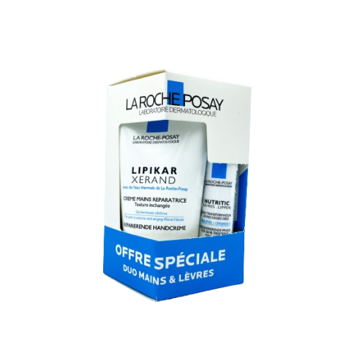 La Roche-Posay Duo Lips + Hands Barrier Repair Set