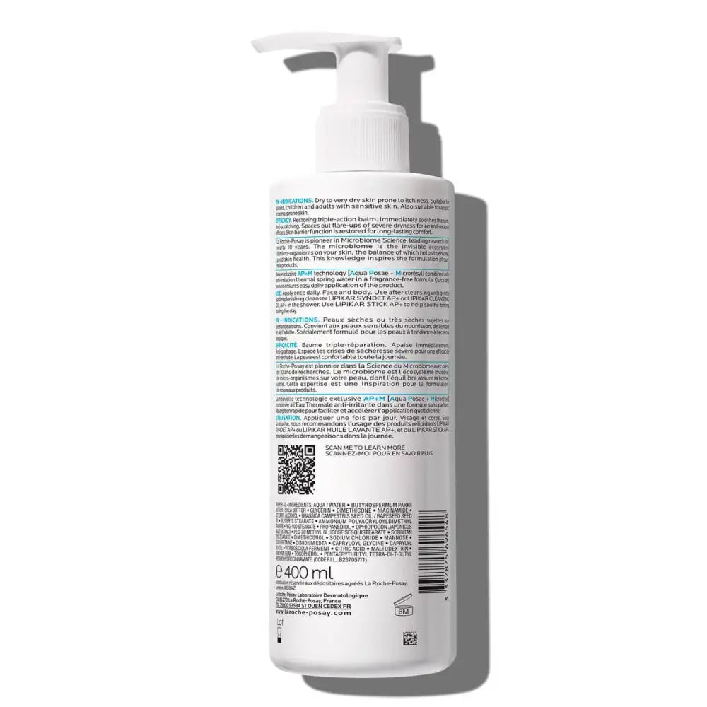 La Roche Posay Lipikar Baume APM+ Moisturizer for Very Dry and Skin Prone to Atopy - Glamourous Grace