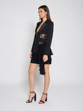 Lace Contrast Jacket