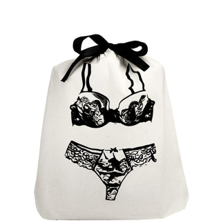 Lace Lingerie Travel Bag – Cream - Glamourous Grace