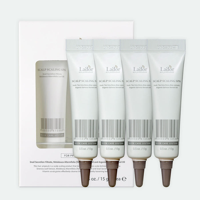 LADOR Scalp Scaling Spa Ampoule 15ml X 4ea - Glamourous Grace