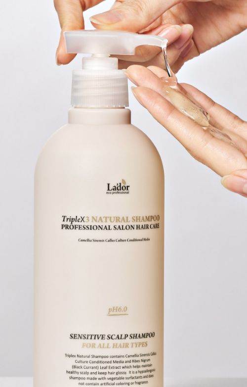 LADOR Triple X3 Natural Shampoo 530ml - Glamourous Grace