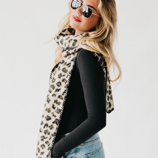 Laine Leopard Scarf