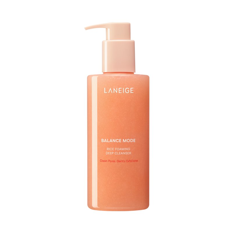 LANEIGE Balance Mode Rice Foaming Deep Cleanser 250ml - Glamourous Grace