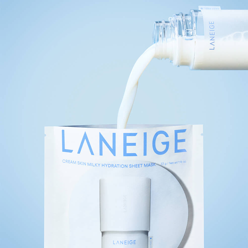 LANEIGE Cream Skin Milky Hydration Sheet Mask 33g X 6ea - Glamourous Grace
