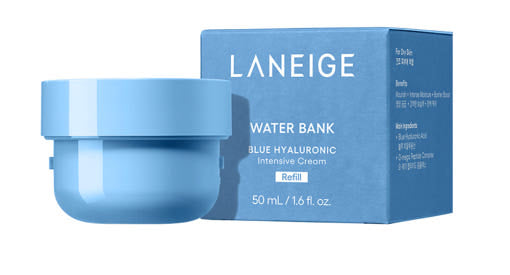 LANEIGE Water Bank Blue Hyaluronic Intensive Cream (Refill) 50ml - Glamourous Grace
